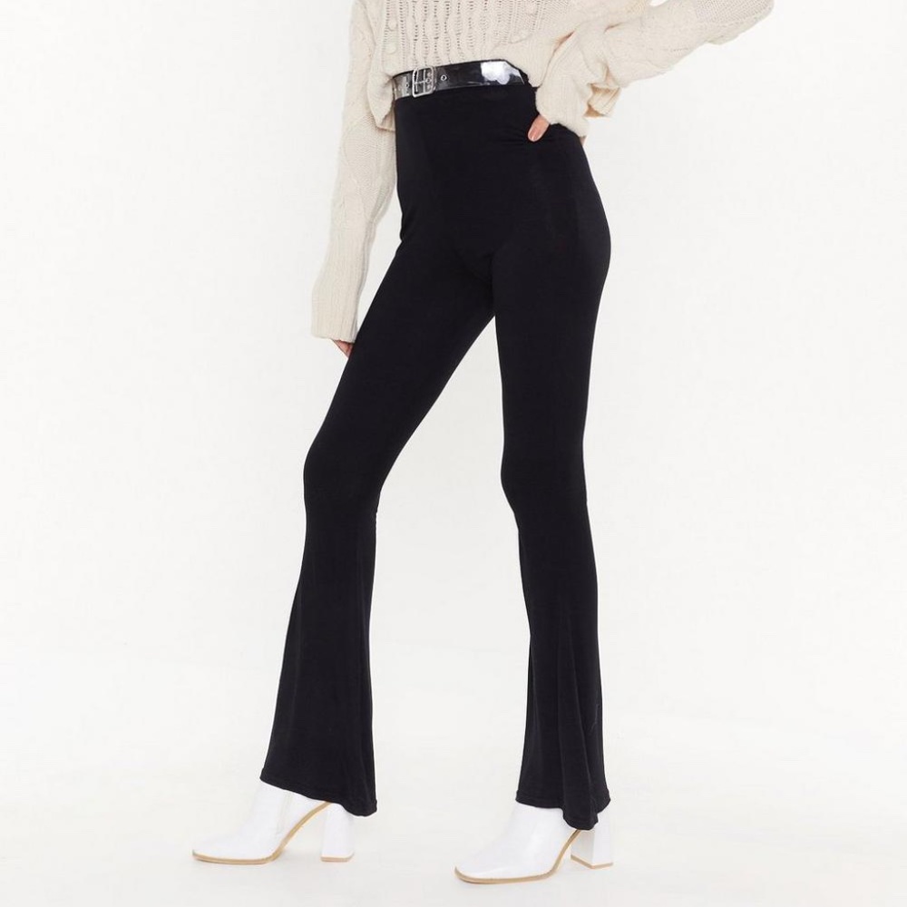 NastyGal We Flare You High-Waisted Pants